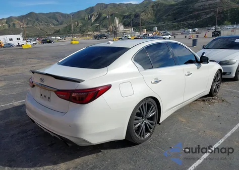 2020 Infiniti Q50 Edition 30 z USA, uszkodzony, nr VIN JN1EV7AP2LM204097